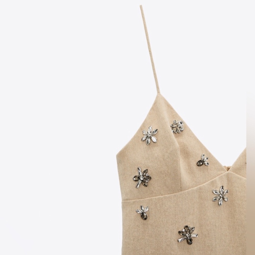 Zara jewel trim mini dress - Picture 4 of 11